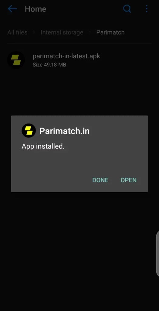 App installation