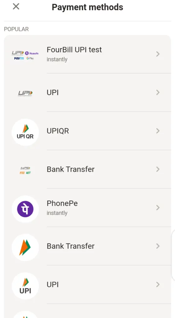 Parimatch deposit methods