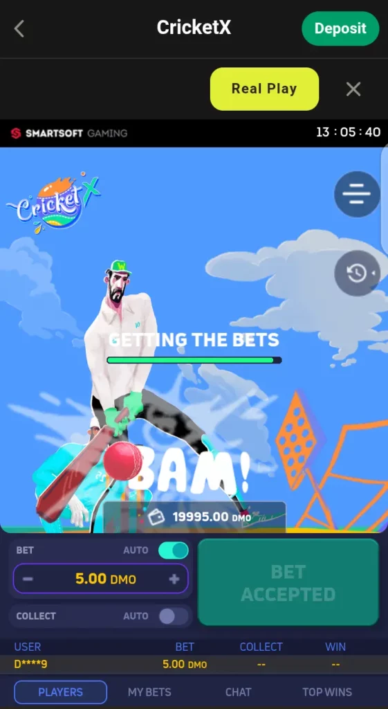 CricketX autobet mode