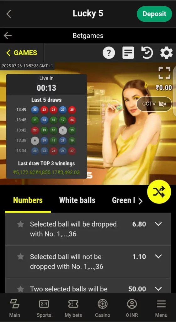 Lucky 5 on Parimatch