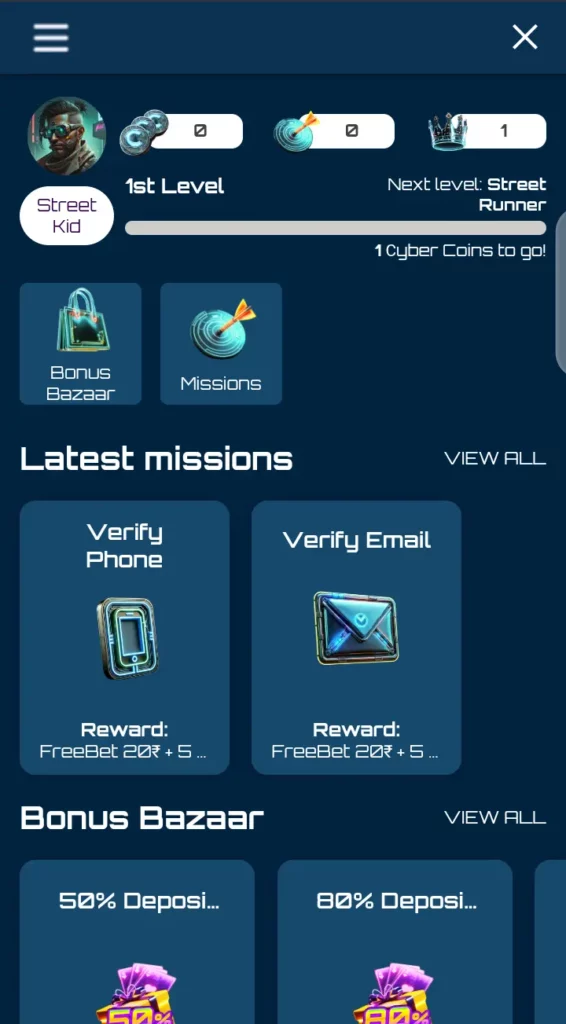 Parimatch’s loyalty program