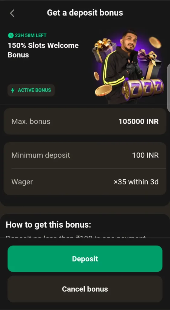 Paimatch welcome bonus